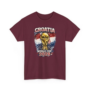 Trofee-T-shirt Kroatië WK 2026 | Voetbalshirt met Kroatische vlag afbeelding 6