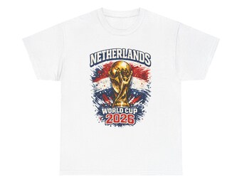 World Cup 2026 Netherlands Trophy T-Shirt | Soccer Fan Tee