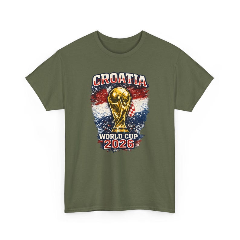 Trofee-T-shirt Kroatië WK 2026 | Voetbalshirt met Kroatische vlag afbeelding 9