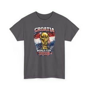 Trofee-T-shirt Kroatië WK 2026 | Voetbalshirt met Kroatische vlag afbeelding 12