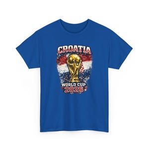 Trofee-T-shirt Kroatië WK 2026 | Voetbalshirt met Kroatische vlag afbeelding 13