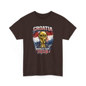 Trofee-T-shirt Kroatië WK 2026 | Voetbalshirt met Kroatische vlag afbeelding 7