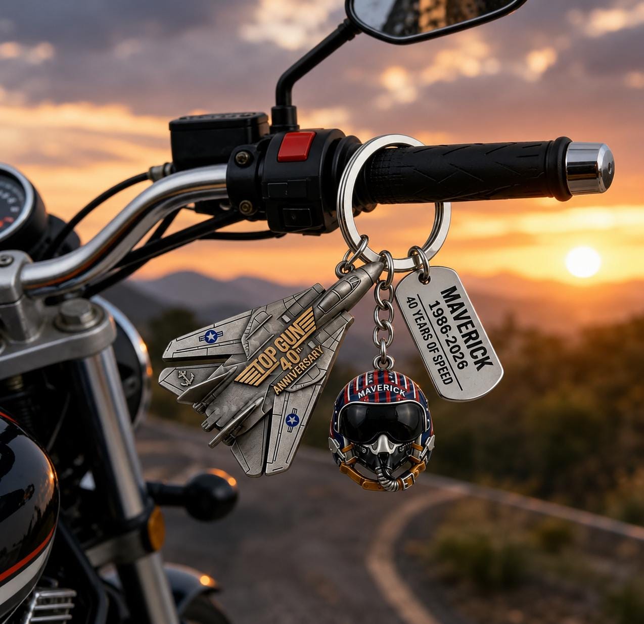 Topgun Maverick Keychain - Etsy Canada