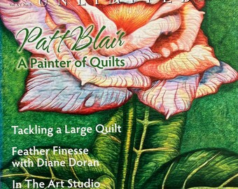 MACHINE QUILTING UNLIMITED magazine September 2010 Patt Blair