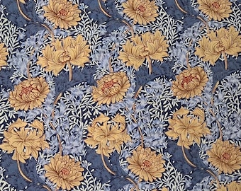 Tessuto per trapunte vintage William Morris Rose & Hubble Victoria Albert Museum, taglio da 1/2 iarda