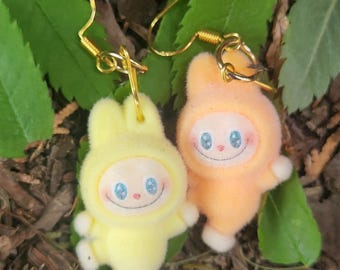 Cute Forest Adventure Earrings | Kawaii Plush Character Dangle Earrings | Fairycore Handmade Gift
