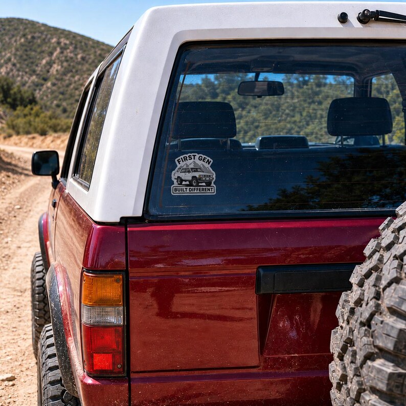 First Gen Toyota 4runner Sticker | 1984–1989 SUV Decal | off Road Vinyl ...