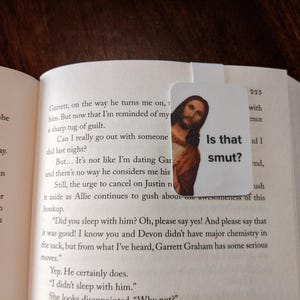 Is That Smut? Segnalibri magnetici Jesus is Watching You Read Segnalibro magnetico / Segnalibri divertenti e unici Ottimo regalo per gli amanti dei libri