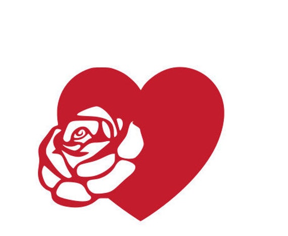 Free Free Heart Rose Svg 732 SVG PNG EPS DXF File