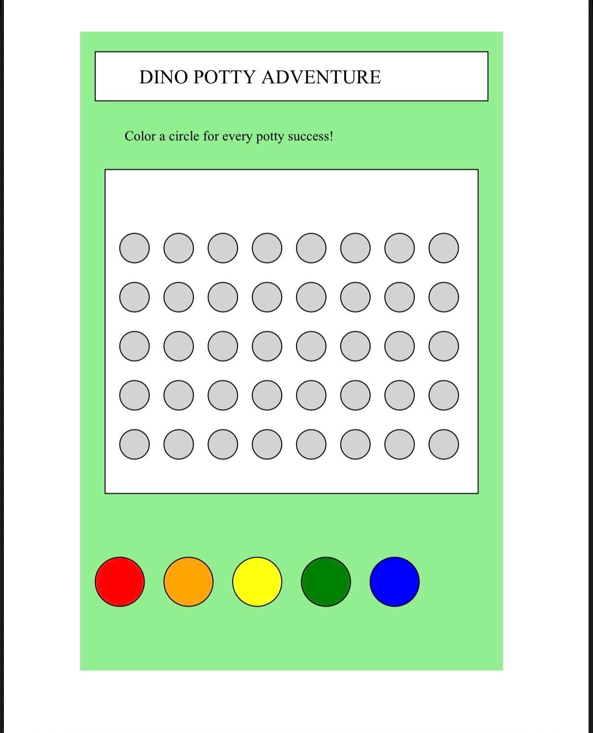 Potty Training Worksheet Bundle - Etsy