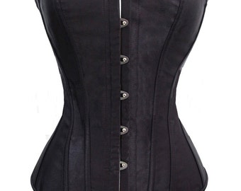 Corpete de cetim liso preto, branco e vermelho, perfeito para pintura, bordados com miçangas, burlesco e confecção de fantasias