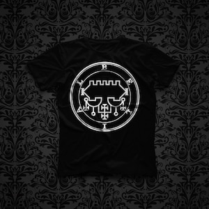 Belial-Siegel, okkultes Hexen- und heidnisches Dämonenzeichen, Belial-T-Shirt