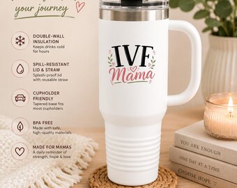 IVF Mama Reisebecher | 40 Unzen Thermobecher