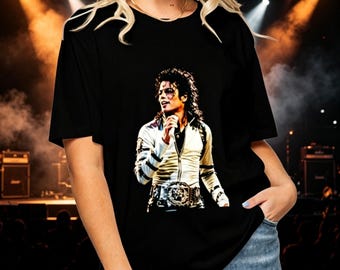 Vintage 80s Pop Music Tour Women’s T Shirt, Retro Distressed Concert Graphic Casual Streetwear Tee For Music Lovers