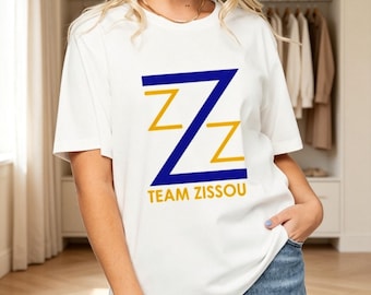 Women’s Team Zissou Intern Graphic Cotton T-Shirt, Retro Aquatic Comedy Movie Inspired Casual Crew Neck Tee for Film Lovers