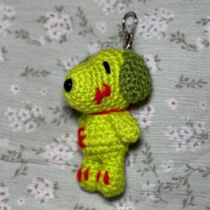 Limited Edition | Crochet Snoop Halloween Keychain Bag Charm | Zombie , Devil, Bat Keychain Bag charm | Custom Dog Snoop Keychain | Sppoky image 4