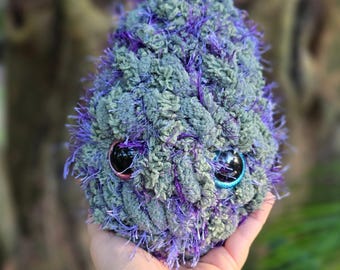 Crochet Nug Buddy Plush - stoner gift - Customize Colors - comes with holographic bag