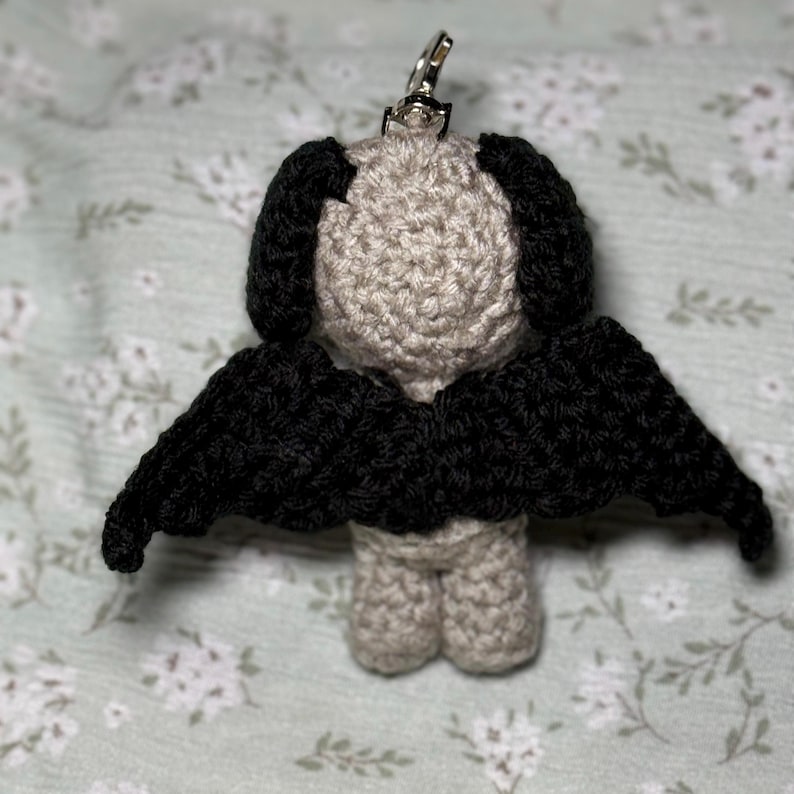 Limited Edition | Crochet Snoop Halloween Keychain Bag Charm | Zombie , Devil, Bat Keychain Bag charm | Custom Dog Snoop Keychain | Sppoky image 6