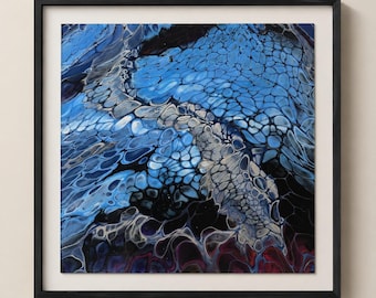 Life's Journey | Original Hand-Painted Abstract Pouring Art