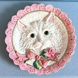 Fitz and floyd ペルシャ猫皿 バラ柄 ビンテージ Fitz Floyd Cats - Etsy