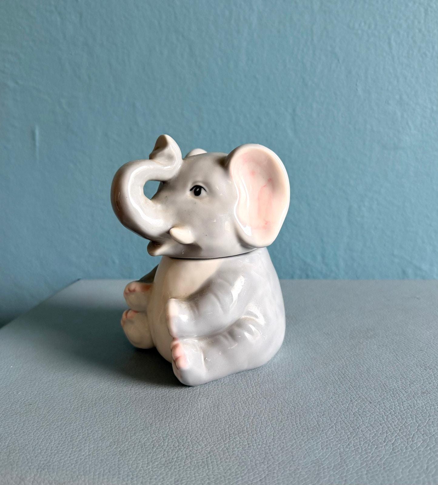 Japan Ceramic Elephant Figurine - Etsy