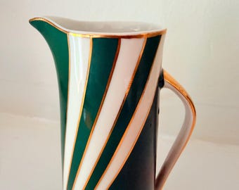 Cmielow Krokus Coffee Creamer Wincenty Potacki Polish Porcelain 1960s MCM Modernist