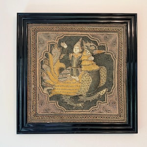 Burmese Tapestry Kalaga - Etsy