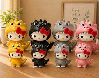 Large Hello Kitty x Godzilla – Custom Size & Color