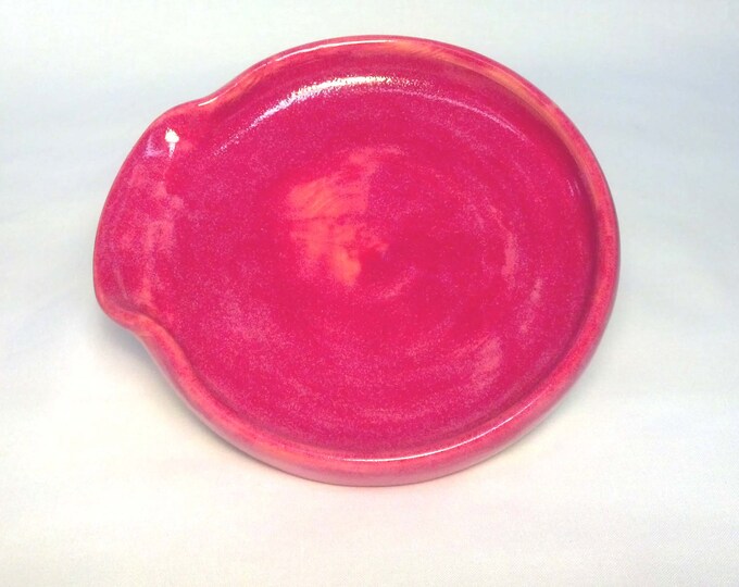 Hot Pink Spoon Rest 6w X 1/2 T. Holder for the Etsy