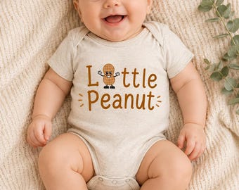 Body per neonati "Little Peanut" / Completo neutro unisex, regalo per baby shower