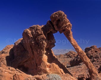 Nevada Valley of Fire, Desert Landscape Red Sandstone Nature Travel Photography, Fine Art Photography matted & signed Original Photograph
