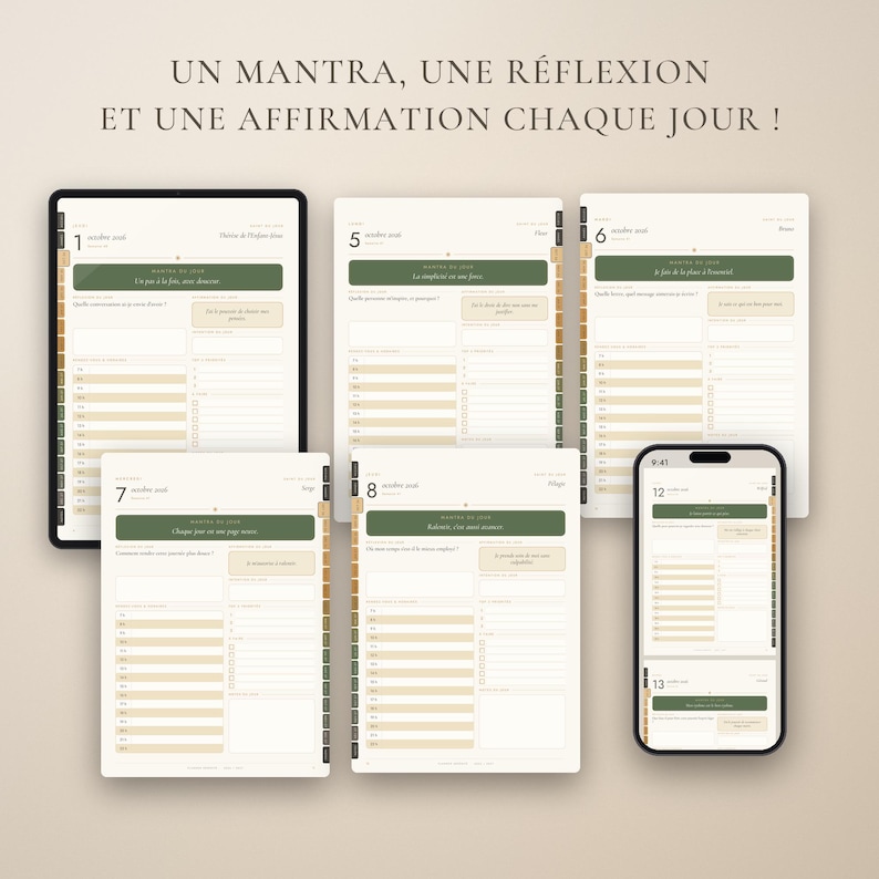 Good Note Callender Paper Digital Planner 2026-2027 | Goodnotes Digital Calendar | Daily, Monthly ...