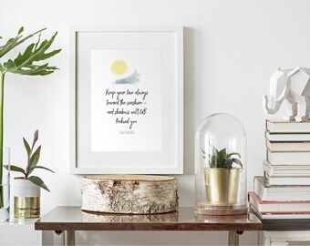 Walt Whitman Quote Print