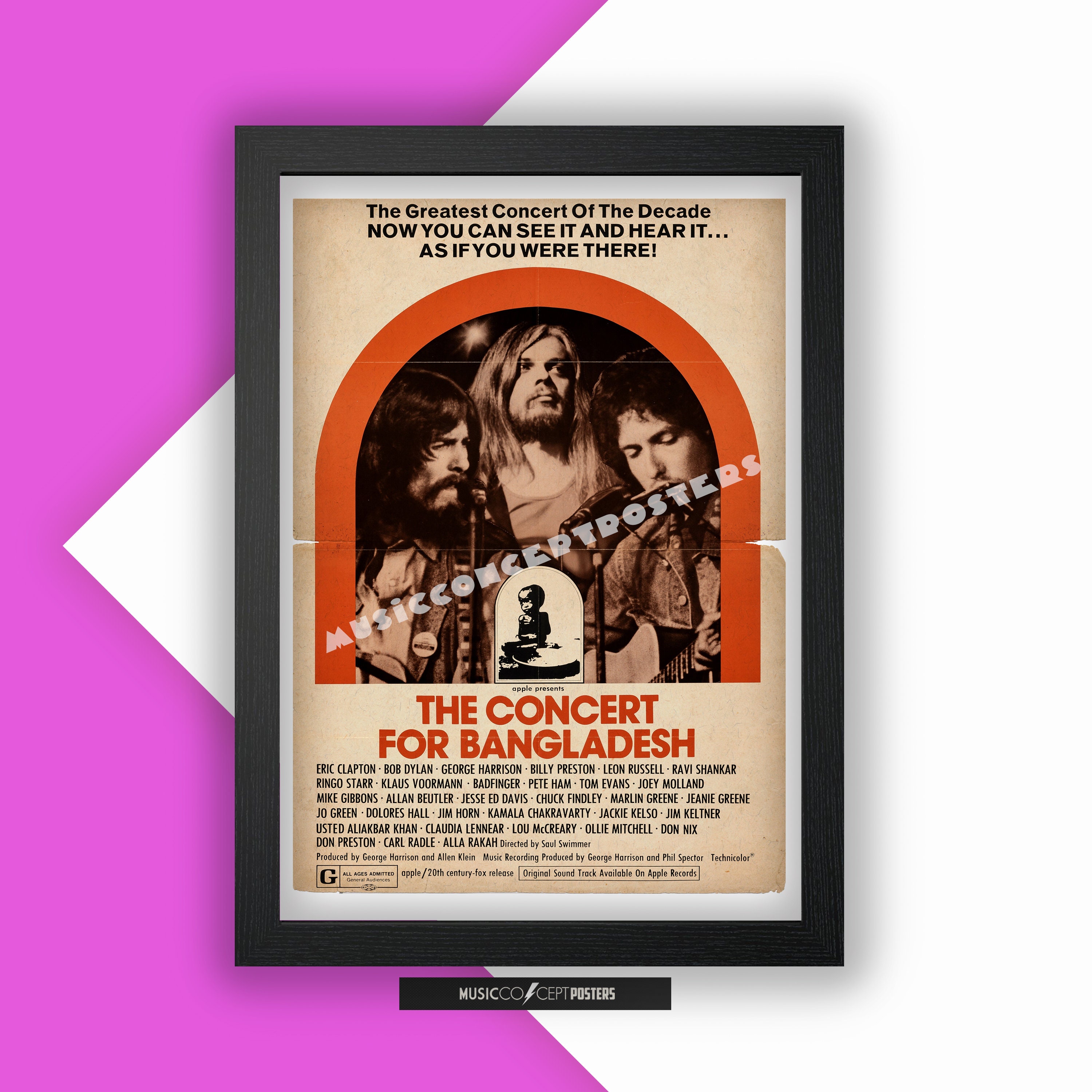 George Harrison Concert for Bangladesh - Etsy George Harrison Concert for Bangladesh - Etsy