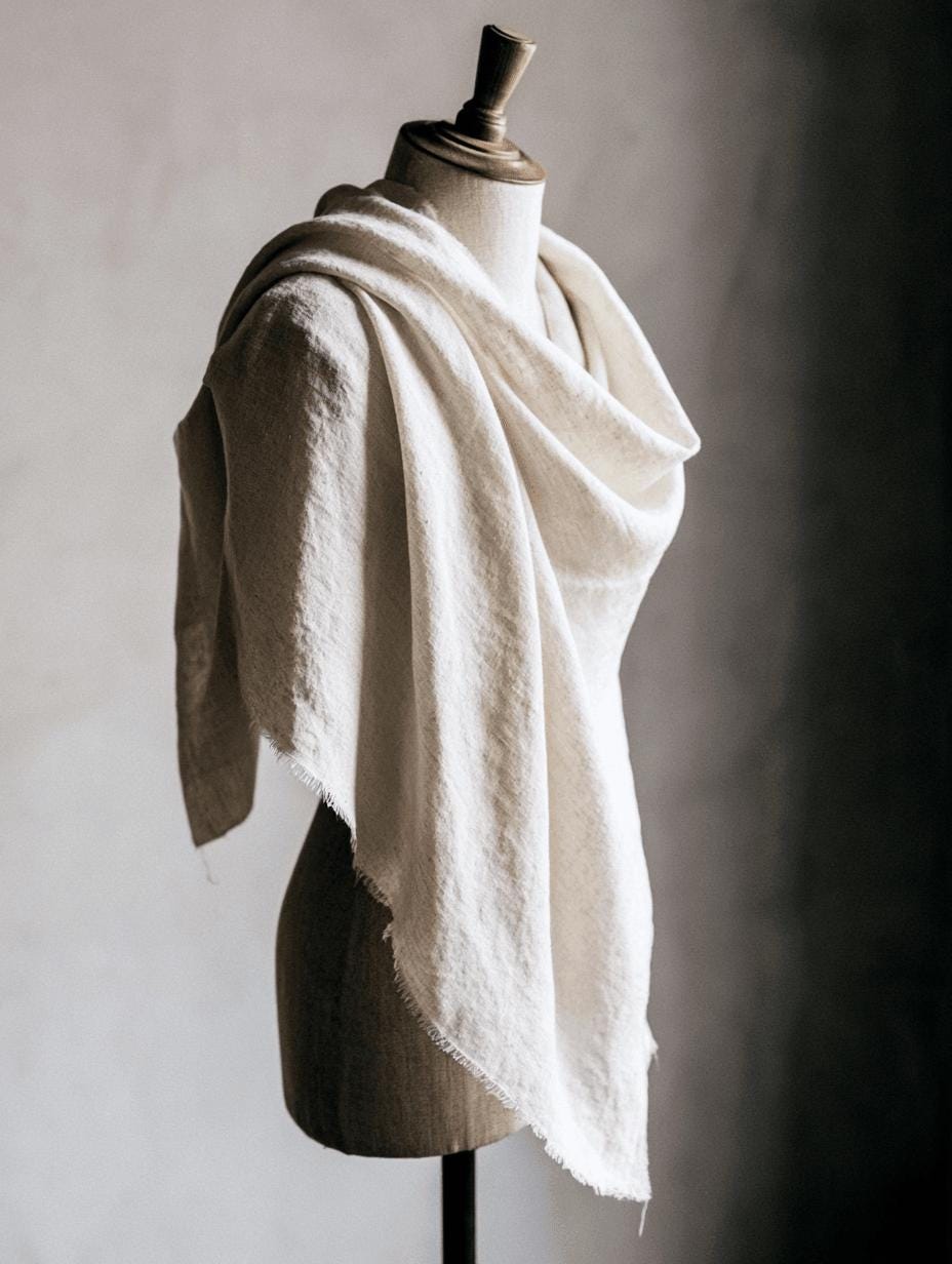 57in Wide Midi Weight OEKO-TEX® Certified Linen Fabric, Soft