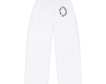 Spiralmuster Logo Pyjama Hose | Herren Lounge Hose
