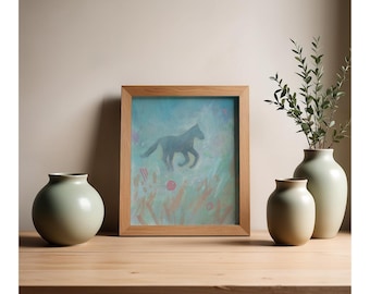 Where the Quiet Ones Run 8x10 Giclee Print unframed