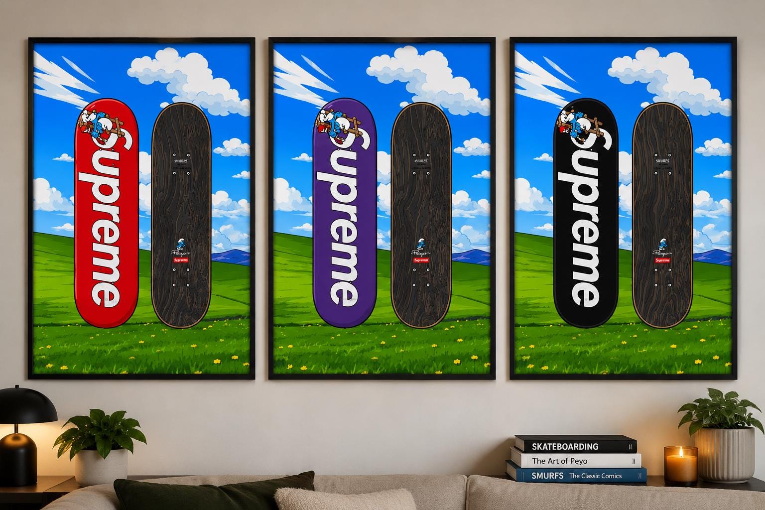Smurfs poster - Etsy 日本
