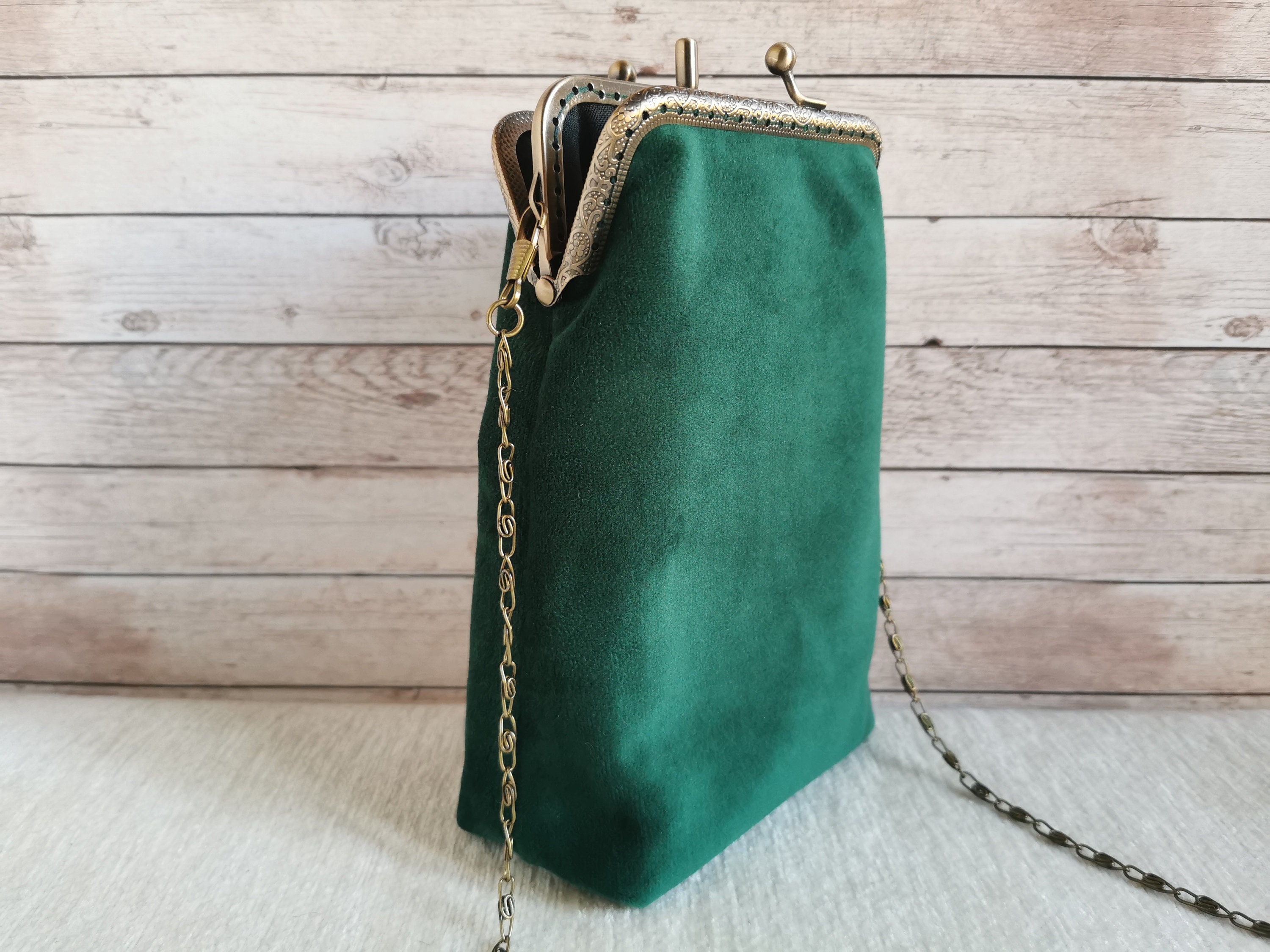 Sac à Main Soirée Vintage Effet Paille Noire - Occasion Bon état