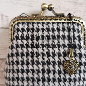 Brillenetui, Brillenetui mit Kussverschluss, Vintage Brillenbeutel, Brillenetui mit Knebelverschluss, Retro Brillenetui, Brillenetui