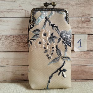 Brillenetui, Brillenetui mit Clipverschluss, Brillenetui im Vintage-Stil, Brillenetui für Brillenträger im Retro-Stil