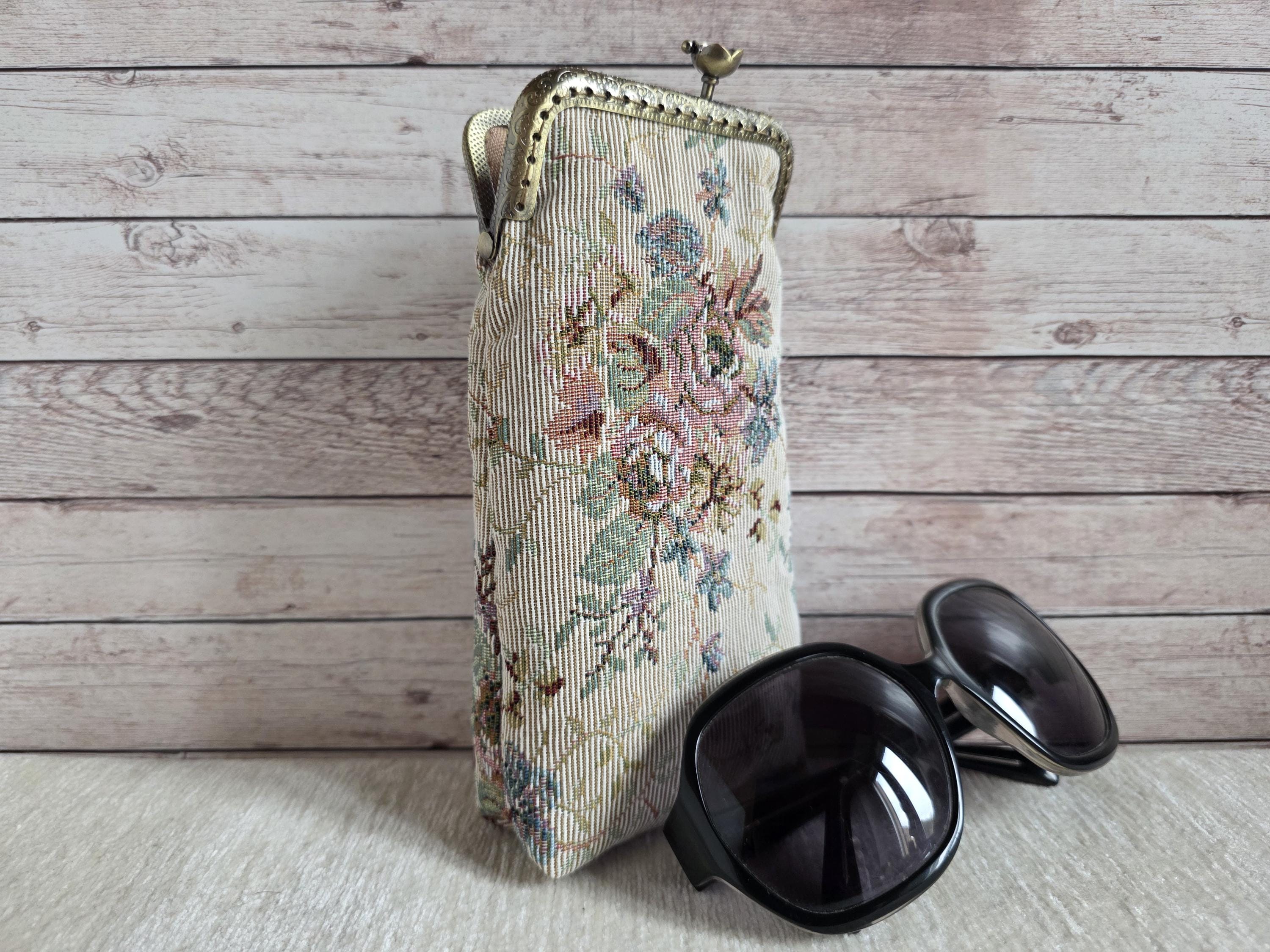 Vintage Style Clasp Glasses Case - Etsy