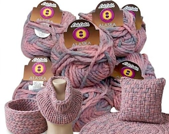 Lot of 10 Thick Wool Yarns for Hand Knitting, Multicolor Chunky Wool Skeins for Crochet and Knitting, Balls for Crafts and Knitting
