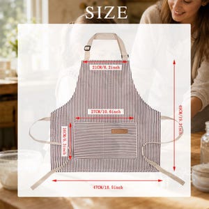 名前入り刺繍入り子供用エプロン、料理用ペイントエプロン、女の子と男の子への誕生日プレゼント、アウトドア活動に欠かせない学校用品 画像 7