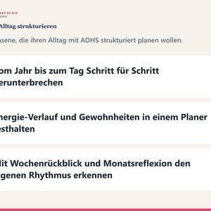 ADHS Planer 2026 PDF | Digital Planer Neurodivergent Deutsch | E-Ink Tablet image 3