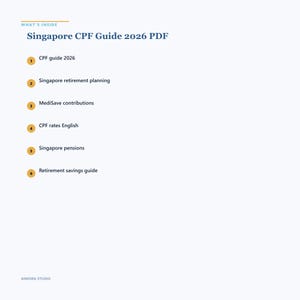 Singapore CPF Guide 2026 PDF | Retirement MediSave Contributions English Bild 3
