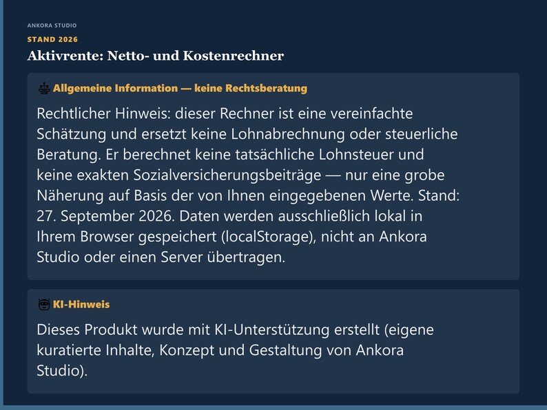Aktivrente Arbeitgeber-Kit 2026 PDF Deutsch | Checkliste Musterschreiben Rechner Weiterbeschäftigung Rentner image 9