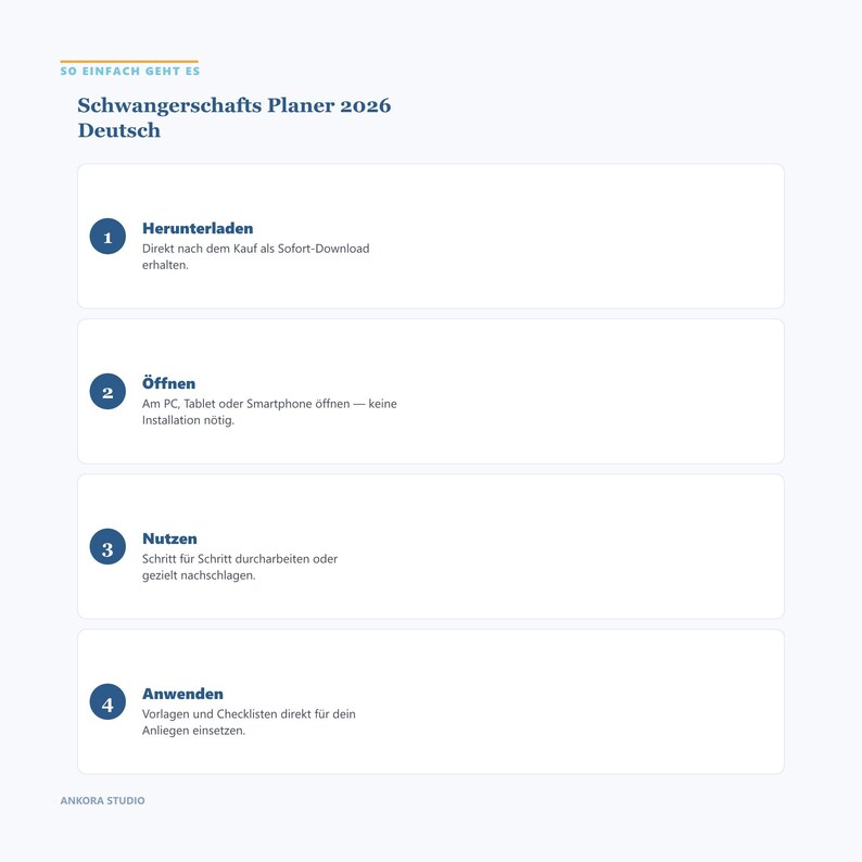 2026 Schwangerschafts-Planer | HTML-Tool, SSW-Tracker, Geburtsplan (Sofort-Download) Bild 5