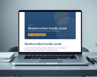 Skatteverket Guide | Sverige Skattehandbok | Digital PDF Vägledning