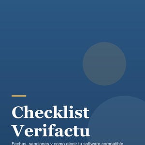Liste de contrôle Verifactu 2027 PDF Español | Logiciels autonomes Facturación Sanciones Fechas image 1
